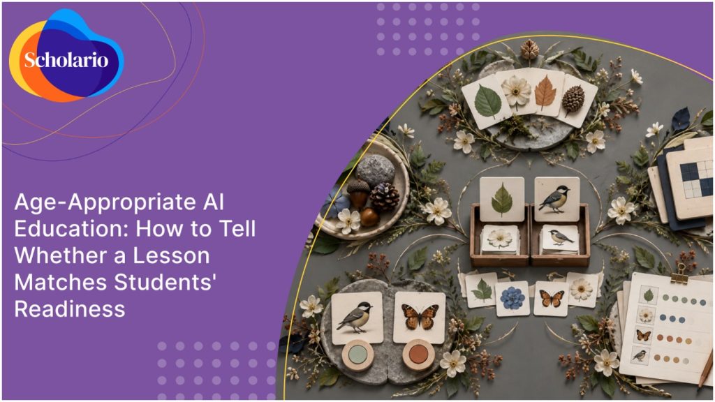 Age-Appropriate AI Education: How to Tell Whether a Lesson Matches Students' Readiness