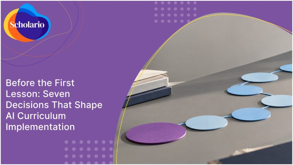 Before the First Lesson: Seven Decisions That Shape AI Curriculum Implementation